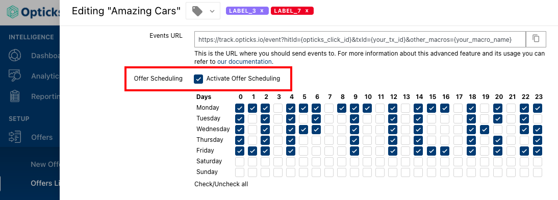 Scheduling Rules